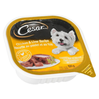 Cesar Chicken & Liver Adult Wet Dog Food Classic Loaf
