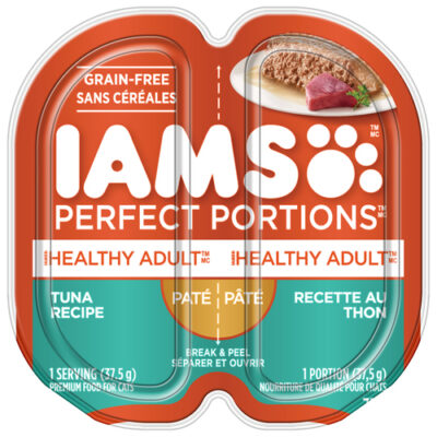 Iams Perfect Portions Adult Wet Cat Food Grain Free Tuna Paté