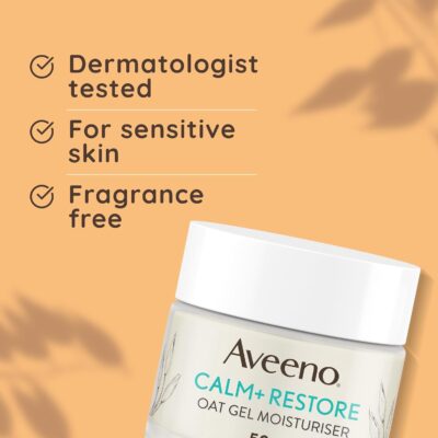 Aveeno Face Calm+Restore Oat Gel Moisturiser