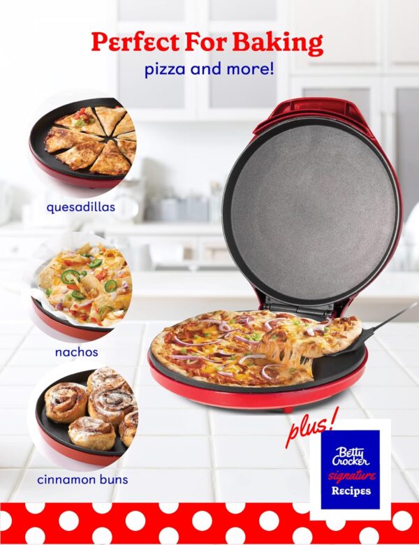 Betty Crocker Countertop Pizza Maker - Image 3