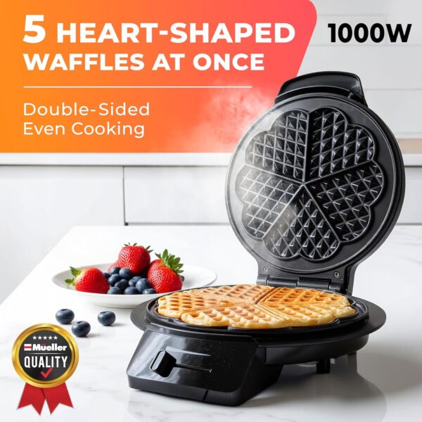 Mueller Heart 5 Waffle Maker - Image 2