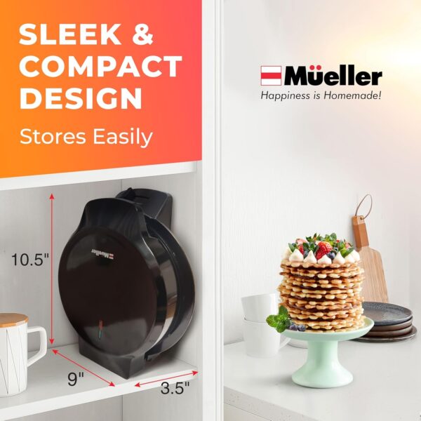 Mueller Heart 5 Waffle Maker - Image 3